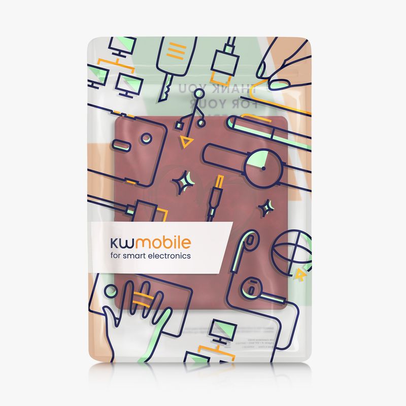 Laptop, Telefoane si Tablete - Ebook reader si accesorii - Accesorii eBook Reader - Husa pentru eBook Reader Kwmobile pentru Amazon Kindle Scribe (2022, 2024), functie Sleep/Wake, piele ecologica, rosu - Infinity.ro