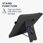 Laptop, Telefoane si Tablete - Ebook reader si accesorii - Accesorii eBook Reader - Husa pentru eBook Reader Kwmobile pentru Amazon Kindle Scribe (2022, 2024), inchidere magnetica, piele ecologica, gri - Infinity.ro