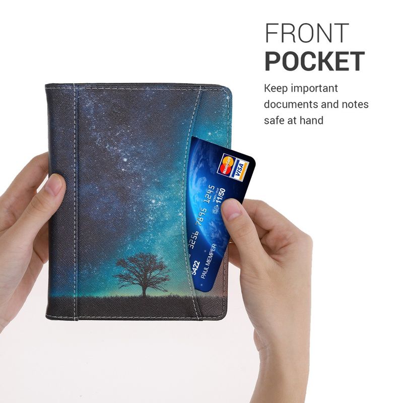 Laptop, Telefoane si Tablete - Ebook reader si accesorii - Accesorii eBook Reader - Husa pentru eBook Reader Kwmobile pentru Kobo Aura H2O Edition 2, inchidere magnetica, piele ecologica, multicolor - Infinity.ro