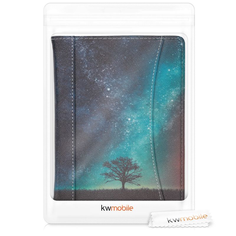 Laptop, Telefoane si Tablete - Ebook reader si accesorii - Accesorii eBook Reader - Husa pentru eBook Reader Kwmobile pentru Kobo Aura H2O Edition 2, inchidere magnetica, piele ecologica, multicolor - Infinity.ro