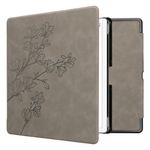 Laptop, Telefoane si Tablete - Ebook reader si accesorii - Accesorii eBook Reader - Husa pentru eBook Reader Kwmobile pentru Amazon Kindle Scribe (2024), inchidere magnetica, piele ecologica, gri - Infinity.ro