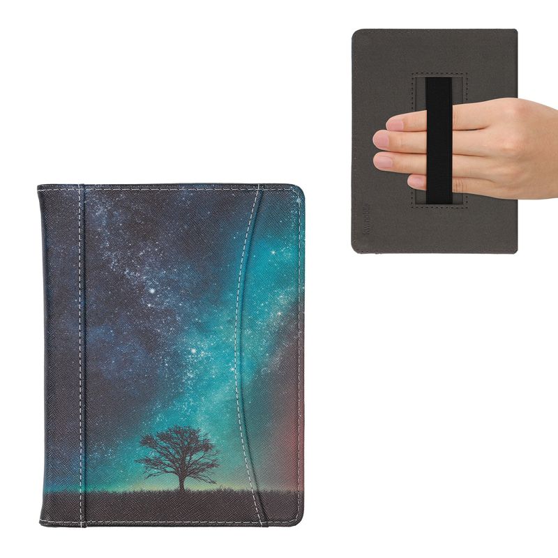 Laptop, Telefoane si Tablete - Ebook reader si accesorii - Accesorii eBook Reader - Husa pentru eBook Reader Kwmobile pentru Kobo Aura H2O Edition 2, inchidere magnetica, piele ecologica, multicolor - Infinity.ro