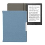 Laptop, Telefoane si Tablete - Ebook reader si accesorii - Accesorii eBook Reader - Husa pentru eBook Reader Kwmobile pentru Kobo Aura H2O Edition 2, protectie la zgarieturi, textil, albastru - Infinity.ro
