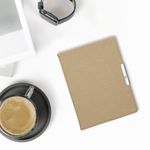 Laptop, Telefoane si Tablete - Ebook reader si accesorii - Accesorii eBook Reader - Husa pentru eBook Reader Kwmobile pentru Kobo Aura H2O Edition 2, inchidere magnetica, textil, bej - Infinity.ro