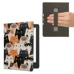 Laptop, Telefoane si Tablete - Ebook reader si accesorii - Accesorii eBook Reader - Husa pentru eBook Reader Kwmobile pentru Kobo Aura H2O Edition 2, functie Sleep/Wake, piele ecologica, multicolor - Infinity.ro