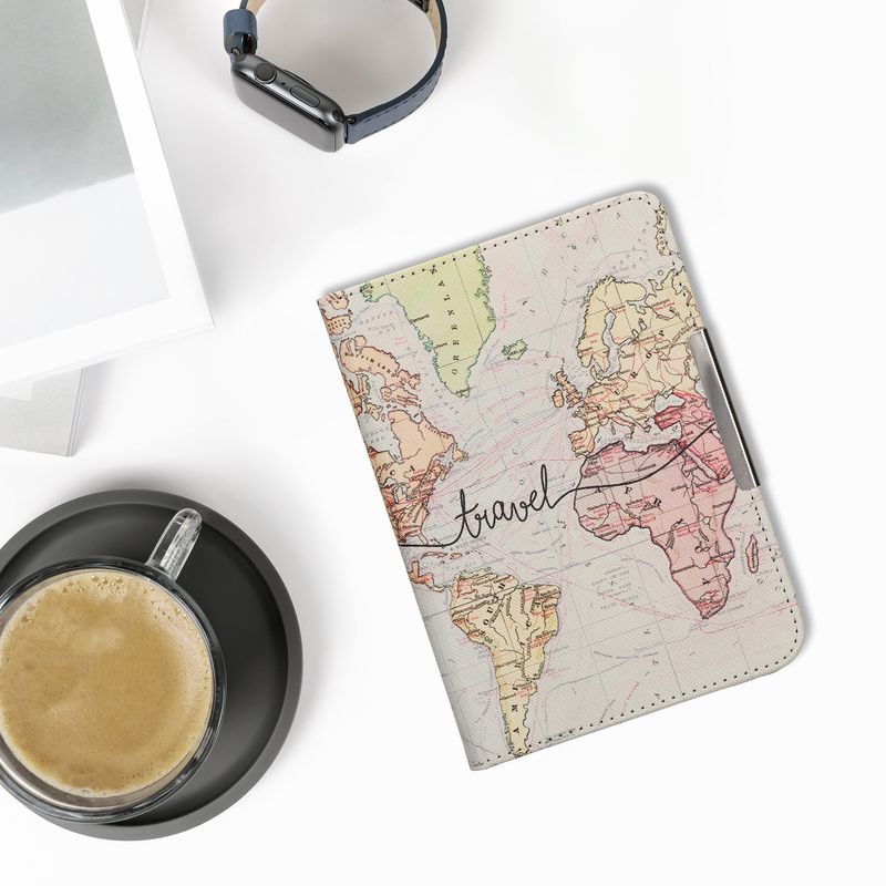 Laptop, Telefoane si Tablete - Ebook reader si accesorii - Accesorii eBook Reader - Husa pentru eBook Reader Kwmobile pentru Kobo Clara BW, Clara Colour, anti-alunecare, piele ecologica, multicolor - Infinity.ro