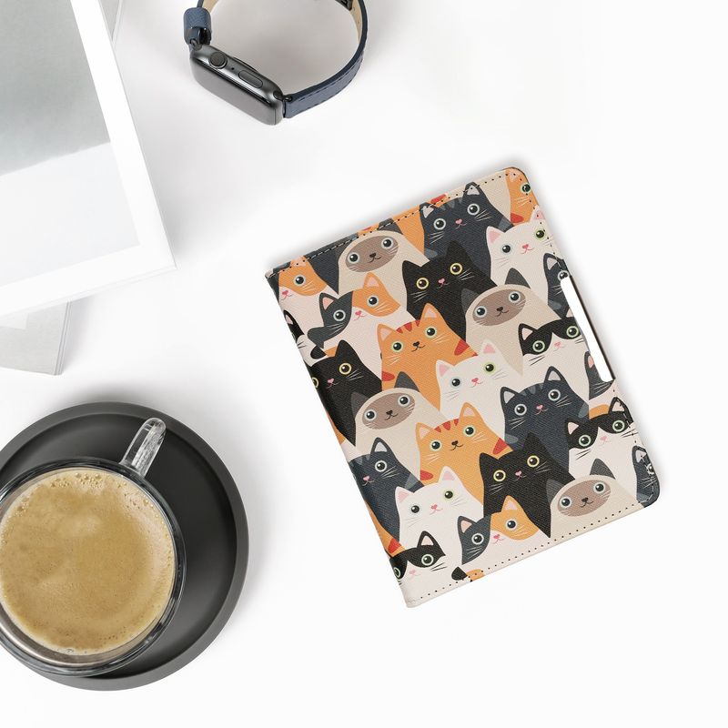Laptop, Telefoane si Tablete - Ebook reader si accesorii - Accesorii eBook Reader - Husa pentru eBook Reader Kwmobile pentru Kobo Aura H2O Edition 2, functie Sleep/Wake, piele ecologica, multicolor - Infinity.ro