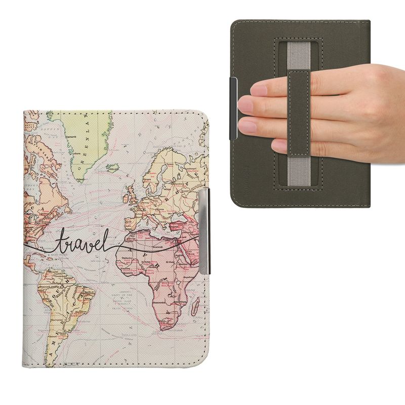 Laptop, Telefoane si Tablete - Ebook reader si accesorii - Accesorii eBook Reader - Husa pentru eBook Reader Kwmobile pentru Kobo Clara BW, Clara Colour, anti-alunecare, piele ecologica, multicolor - Infinity.ro