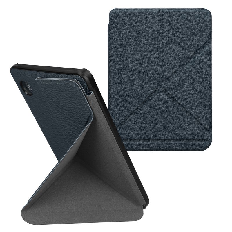Laptop, Telefoane si Tablete - Ebook reader si accesorii - Accesorii eBook Reader - Husa pentru eBook Reader Kwmobile pentru Kobo Clara BW, Clara Colour, functie Sleep/Wake, piele ecologica, albastru - Infinity.ro