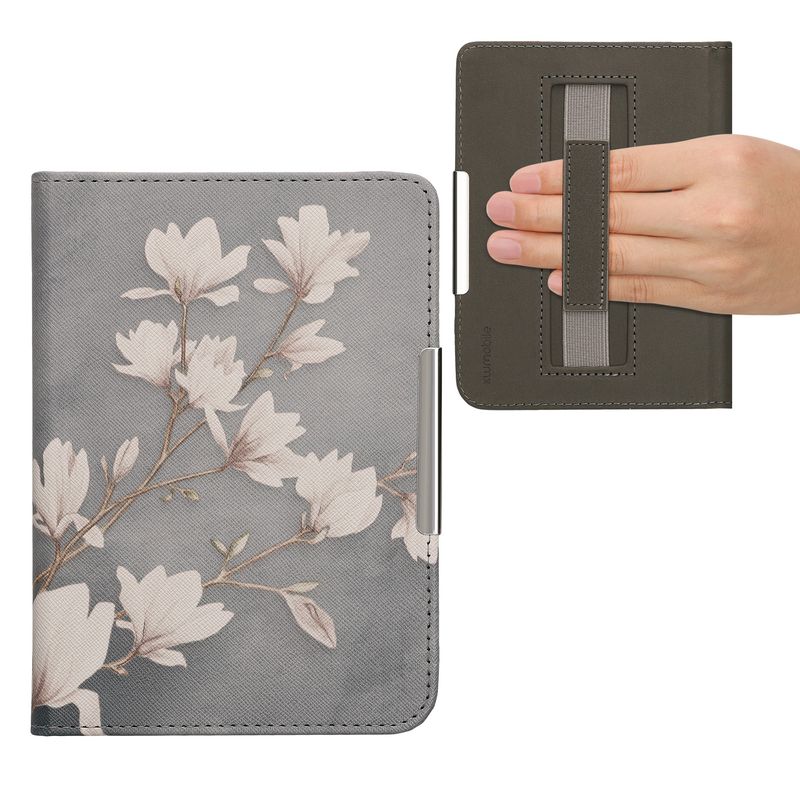 Laptop, Telefoane si Tablete - Ebook reader si accesorii - Accesorii eBook Reader - Husa pentru eBook Reader Kwmobile pentru Kobo Clara BW, Clara Colour, curea de mana, piele ecologica, multicolor - Infinity.ro