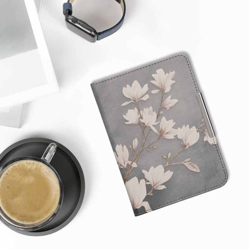 Laptop, Telefoane si Tablete - Ebook reader si accesorii - Accesorii eBook Reader - Husa pentru eBook Reader Kwmobile pentru Kobo Clara BW, Clara Colour, curea de mana, piele ecologica, multicolor - Infinity.ro