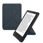 Laptop, Telefoane si Tablete - Ebook reader si accesorii - Accesorii eBook Reader - Husa pentru eBook Reader Kwmobile pentru Kobo Clara BW, Clara Colour, functie Sleep/Wake, piele ecologica, albastru - Infinity.ro