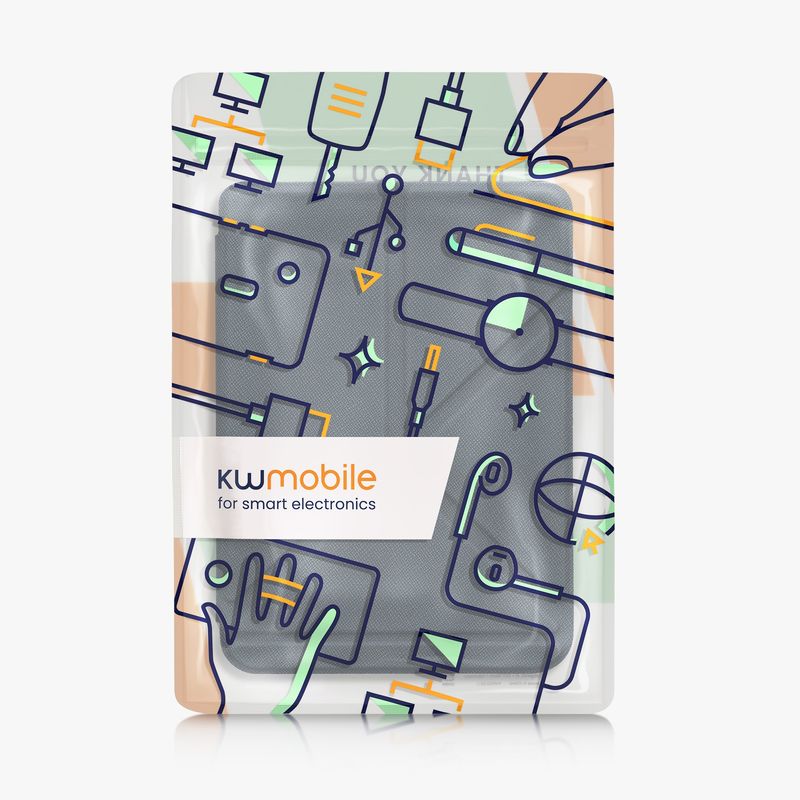 Laptop, Telefoane si Tablete - Ebook reader si accesorii - Accesorii eBook Reader - Husa pentru eBook Reader Kwmobile pentru Kobo Clara BW, Clara Colour, functie Sleep/Wake, piele ecologica, albastru - Infinity.ro