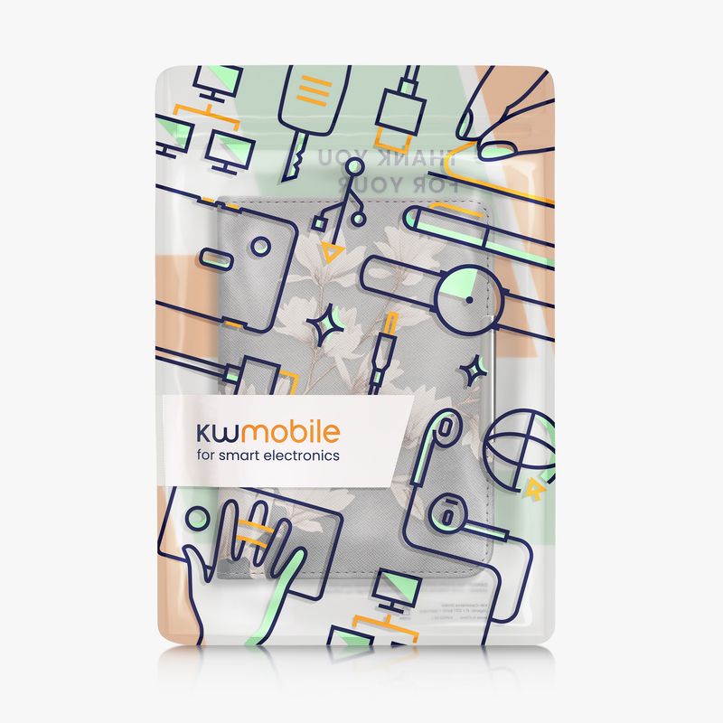 Laptop, Telefoane si Tablete - Ebook reader si accesorii - Accesorii eBook Reader - Husa pentru eBook Reader Kwmobile pentru Kobo Clara BW, Clara Colour, curea de mana, piele ecologica, multicolor - Infinity.ro