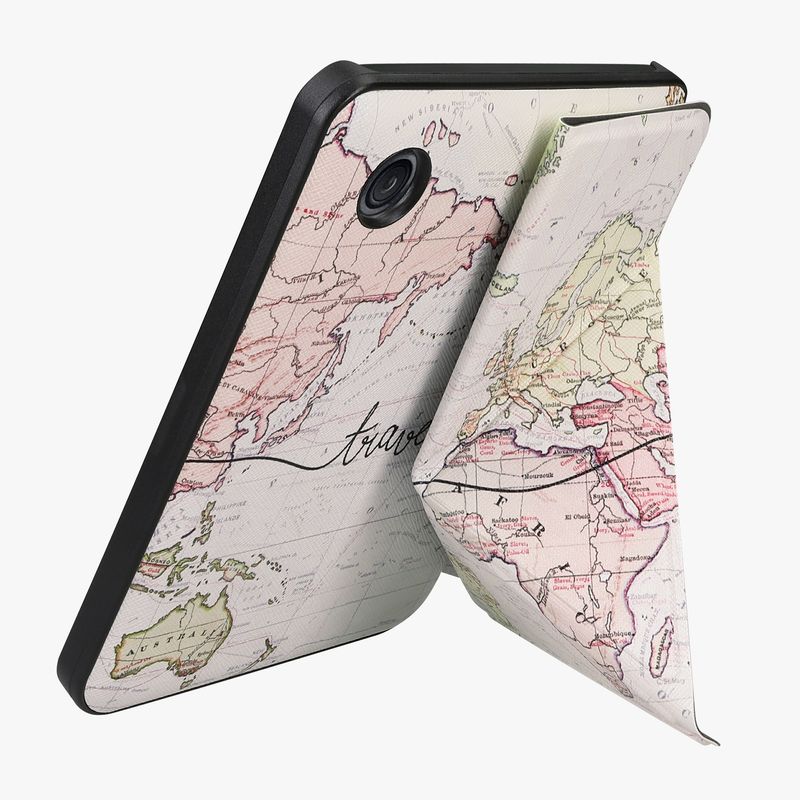 Laptop, Telefoane si Tablete - Ebook reader si accesorii - Accesorii eBook Reader - Husa pentru eBook Reader Kwmobile pentru Kobo Clara BW, Clara Colour, inchidere magnetica, piele ecologica, multicolor - Infinity.ro