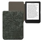 Laptop, Telefoane si Tablete - Ebook reader si accesorii - Accesorii eBook Reader - Husa pentru eBook Reader Kwmobile pentru Kobo Clara BW, Clara Colour, functie Sleep/Wake, piele ecologica, verde - Infinity.ro