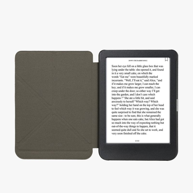 Laptop, Telefoane si Tablete - Ebook reader si accesorii - Accesorii eBook Reader - Husa pentru eBook Reader Kwmobile pentru Kobo Clara BW, Clara Colour, inchidere magnetica, piele ecologica, rosu - Infinity.ro