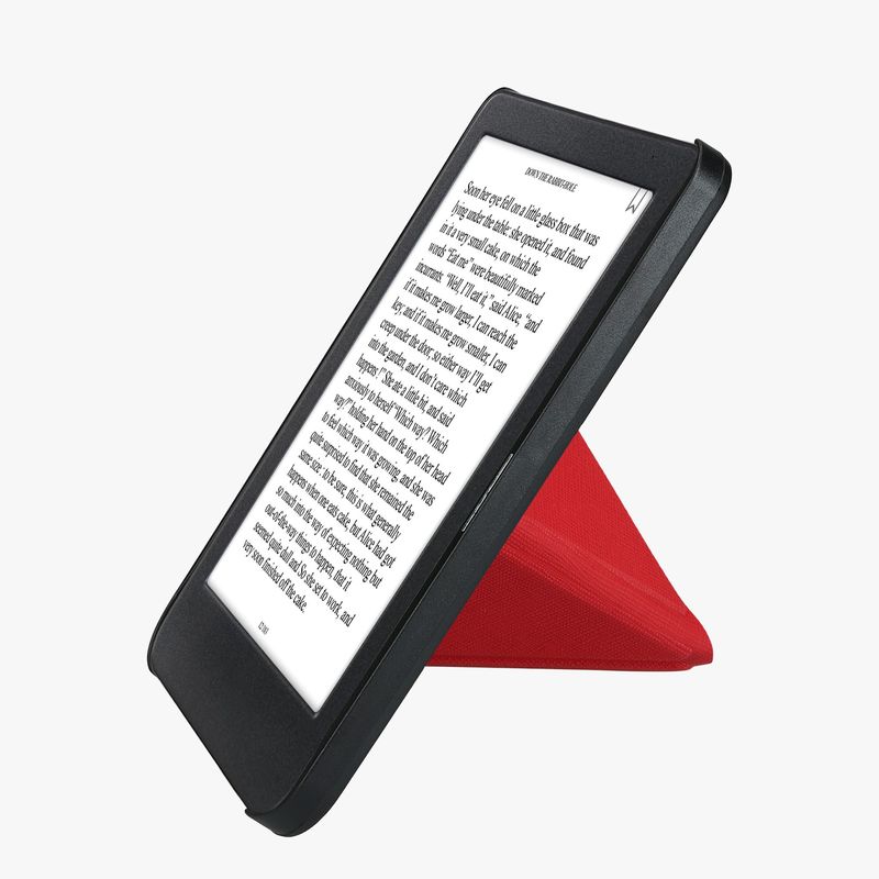 Laptop, Telefoane si Tablete - Ebook reader si accesorii - Accesorii eBook Reader - Husa pentru eBook Reader Kwmobile pentru Kobo Clara BW, Clara Colour, inchidere magnetica, piele ecologica, rosu - Infinity.ro