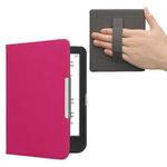 Laptop, Telefoane si Tablete - Ebook reader si accesorii - Accesorii eBook Reader - Husa pentru eBook Reader Kwmobile pentru Kobo Clara BW, Clara Colour, inchidere magnetica, piele ecologica, roz - Infinity.ro