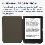 Laptop, Telefoane si Tablete - Ebook reader si accesorii - Accesorii eBook Reader - Husa pentru eBook Reader Kwmobile pentru Kobo Clara BW, Clara Colour, inchidere magnetica, nailon, mov - Infinity.ro