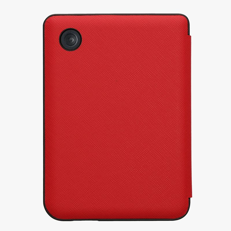 Laptop, Telefoane si Tablete - Ebook reader si accesorii - Accesorii eBook Reader - Husa pentru eBook Reader Kwmobile pentru Kobo Clara BW, Clara Colour, inchidere magnetica, piele ecologica, rosu - Infinity.ro
