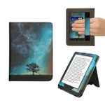 Laptop, Telefoane si Tablete - Ebook reader si accesorii - Accesorii eBook Reader - Husa pentru eBook Reader Kwmobile pentru Kobo Clara BW, Clara Colour, functie stand, piele ecologica, multicolor - Infinity.ro