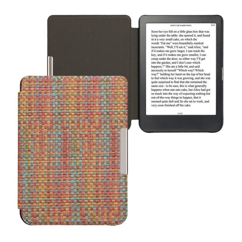 Laptop, Telefoane si Tablete - Ebook reader si accesorii - Accesorii eBook Reader - Husa pentru eBook Reader Kwmobile pentru Kobo Clara BW, Clara Colour, inchidere magnetica, PVC, multicolor - Infinity.ro