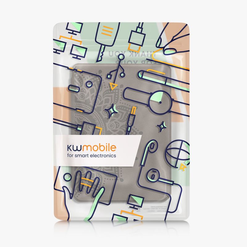 Laptop, Telefoane si Tablete - Ebook reader si accesorii - Accesorii eBook Reader - Husa pentru eBook Reader Kwmobile pentru Kobo Clara BW, inchidere magnetica, piele ecologica, gri - Infinity.ro