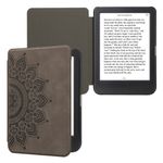 Laptop, Telefoane si Tablete - Ebook reader si accesorii - Accesorii eBook Reader - Husa pentru eBook Reader Kwmobile pentru Kobo Clara BW, inchidere magnetica, piele ecologica, gri - Infinity.ro