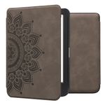Laptop, Telefoane si Tablete - Ebook reader si accesorii - Accesorii eBook Reader - Husa pentru eBook Reader Kwmobile pentru Kobo Clara BW, inchidere magnetica, piele ecologica, gri - Infinity.ro