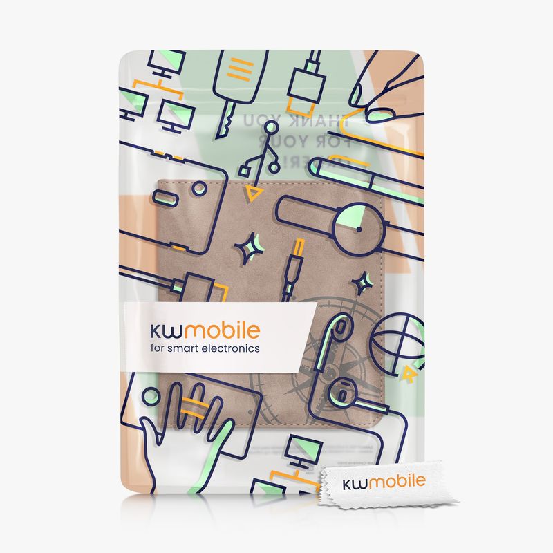 Laptop, Telefoane si Tablete - Ebook reader si accesorii - Accesorii eBook Reader - Husa pentru eBook Reader Kwmobile pentru Kobo Libra 2, inchidere magnetica, piele ecologica, maro - Infinity.ro