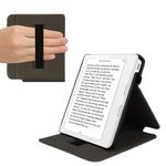 Laptop, Telefoane si Tablete - Ebook reader si accesorii - Accesorii eBook Reader - Husa pentru eBook Reader Kwmobile pentru Kobo Libra Colour, functie stand, curea de mana, piele ecologica, multicolor - Infinity.ro