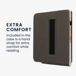 Laptop, Telefoane si Tablete - Ebook reader si accesorii - Accesorii eBook Reader - Husa pentru eBook Reader Kwmobile pentru Kobo Libra Colour, functie stand, curea de mana, piele ecologica, multicolor - Infinity.ro