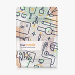 Laptop, Telefoane si Tablete - Ebook reader si accesorii - Accesorii eBook Reader - Husa pentru eBook Reader Kwmobile pentru Kobo Libra Colour, functie stand, curea de mana, piele ecologica, multicolor - Infinity.ro