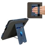Laptop, Telefoane si Tablete - Ebook reader si accesorii - Accesorii eBook Reader - Husa pentru eBook Reader Kwmobile pentru Kobo Libra Colour, inchidere magnetica, piele ecologica, albastru, gri - Infinity.ro