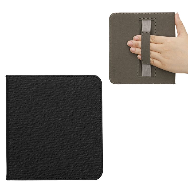 Laptop, Telefoane si Tablete - Ebook reader si accesorii - Accesorii eBook Reader - Husa pentru eBook Reader Kwmobile pentru Kobo Libra Colour, inchidere magnetica, piele ecologica, negru - Infinity.ro