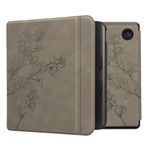 Laptop, Telefoane si Tablete - Ebook reader si accesorii - Accesorii eBook Reader - Husa pentru eBook Reader Kwmobile pentru Kobo Libra Colour, inchidere magnetica, piele ecologica, gri - Infinity.ro