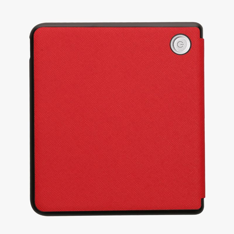 Laptop, Telefoane si Tablete - Ebook reader si accesorii - Accesorii eBook Reader - Husa pentru eBook Reader Kwmobile pentru Kobo Libra Colour, inchidere magnetica, piele ecologica, rosu - Infinity.ro