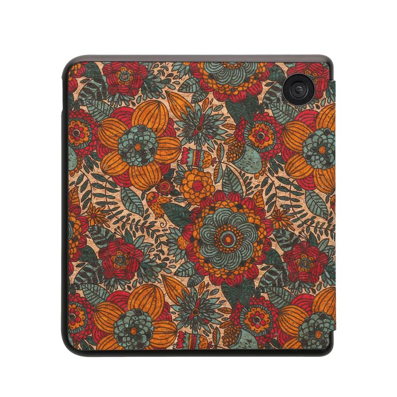 Laptop, Telefoane si Tablete - Ebook reader si accesorii - Accesorii eBook Reader - Husa pentru eBook Reader Kwmobile pentru Kobo Libra Colour, inchidere magnetica, pluta, multicolor - Infinity.ro