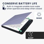 Laptop, Telefoane si Tablete - Ebook reader si accesorii - Accesorii eBook Reader - Husa pentru eBook Reader Kwmobile pentru Kobo Sage, inchidere magnetica, piele ecologica, mov - Infinity.ro