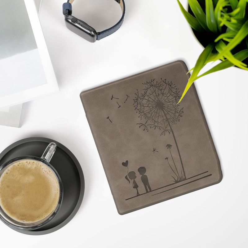 Laptop, Telefoane si Tablete - Ebook reader si accesorii - Accesorii eBook Reader - Husa pentru eBook Reader Kwmobile pentru PocketBook Era, Era Color, inchidere magnetica, piele ecologica, gri - Infinity.ro