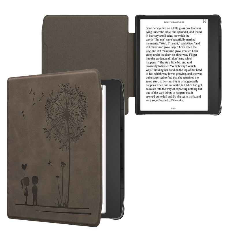 Laptop, Telefoane si Tablete - Ebook reader si accesorii - Accesorii eBook Reader - Husa pentru eBook Reader Kwmobile pentru PocketBook Era, Era Color, inchidere magnetica, piele ecologica, gri - Infinity.ro