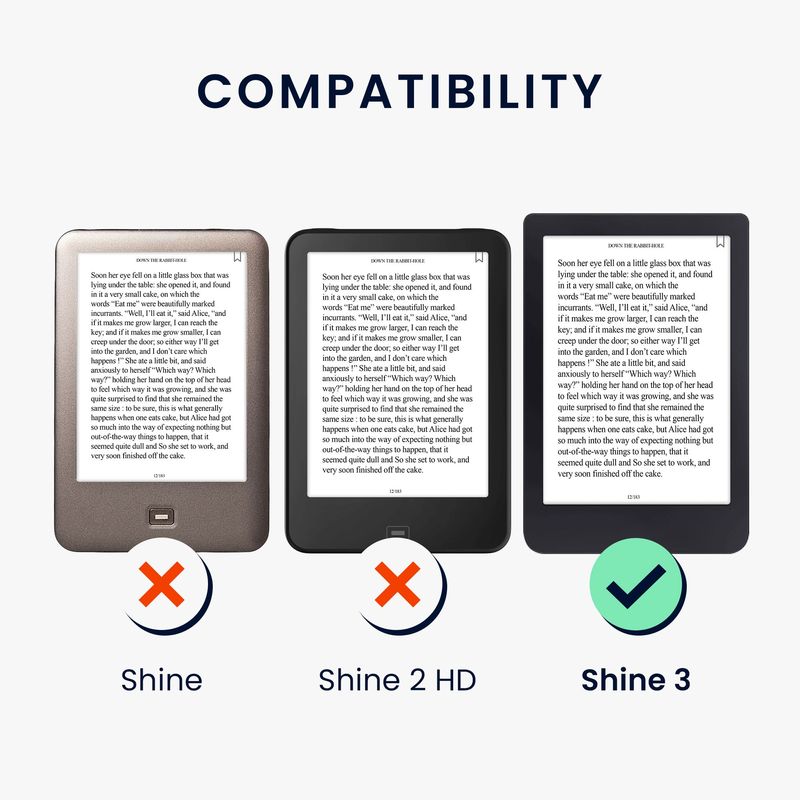 Laptop, Telefoane si Tablete - Ebook reader si accesorii - Accesorii eBook Reader - Husa pentru eBook Reader Kwmobile pentru Tolino Shine 3, inchidere magnetica, piele ecologica, multicolor - Infinity.ro