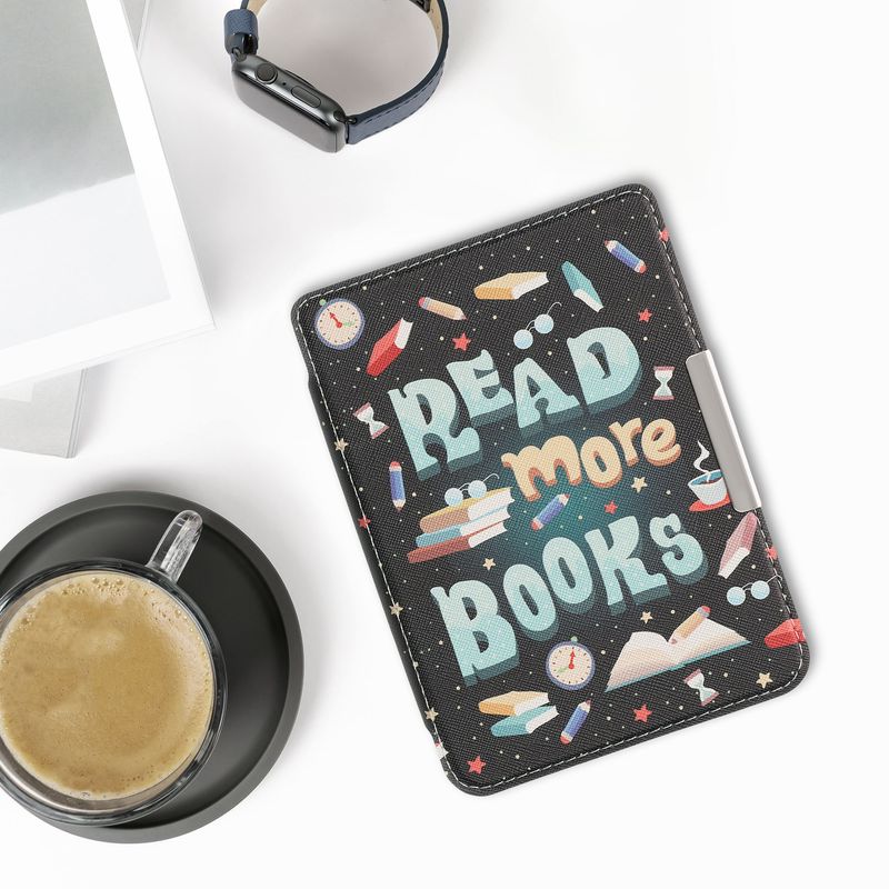 Laptop, Telefoane si Tablete - Ebook reader si accesorii - Accesorii eBook Reader - Husa pentru eBook Reader Kwmobile pentru Tolino Shine 3, inchidere magnetica, piele ecologica, multicolor - Infinity.ro