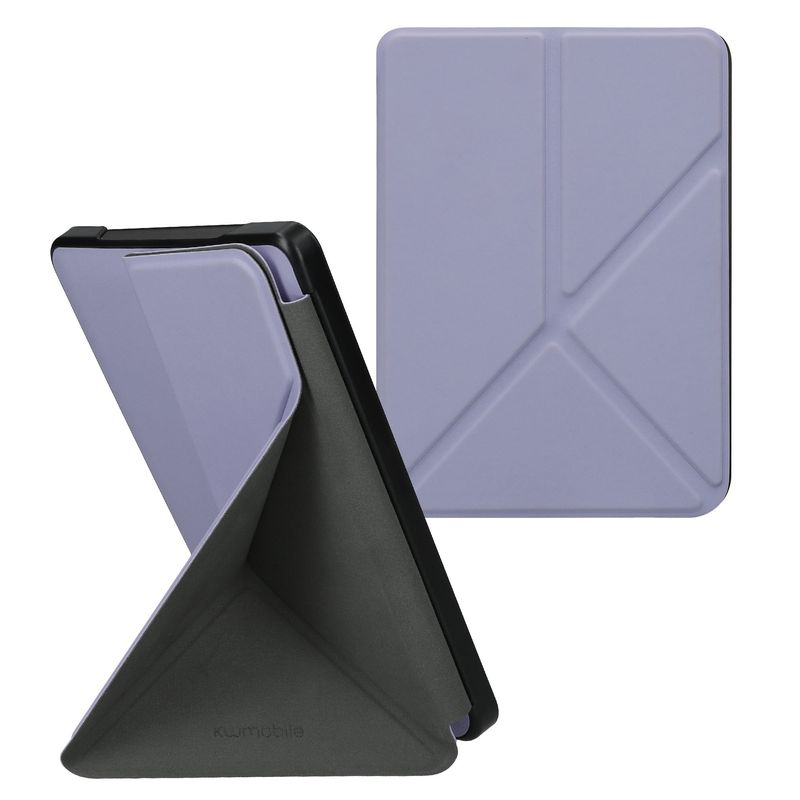 Laptop, Telefoane si Tablete - Ebook reader si accesorii - Accesorii eBook Reader - Husa pentru eBook Reader Kwmobile pentru Tolino Shine 3, inchidere magnetica, piele ecologica, mov - Infinity.ro