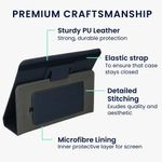 Laptop, Telefoane si Tablete - Ebook reader si accesorii - Accesorii eBook Reader - Husa pentru eBook Reader Kwmobile, functie stand, piele ecologica, albastru - Infinity.ro