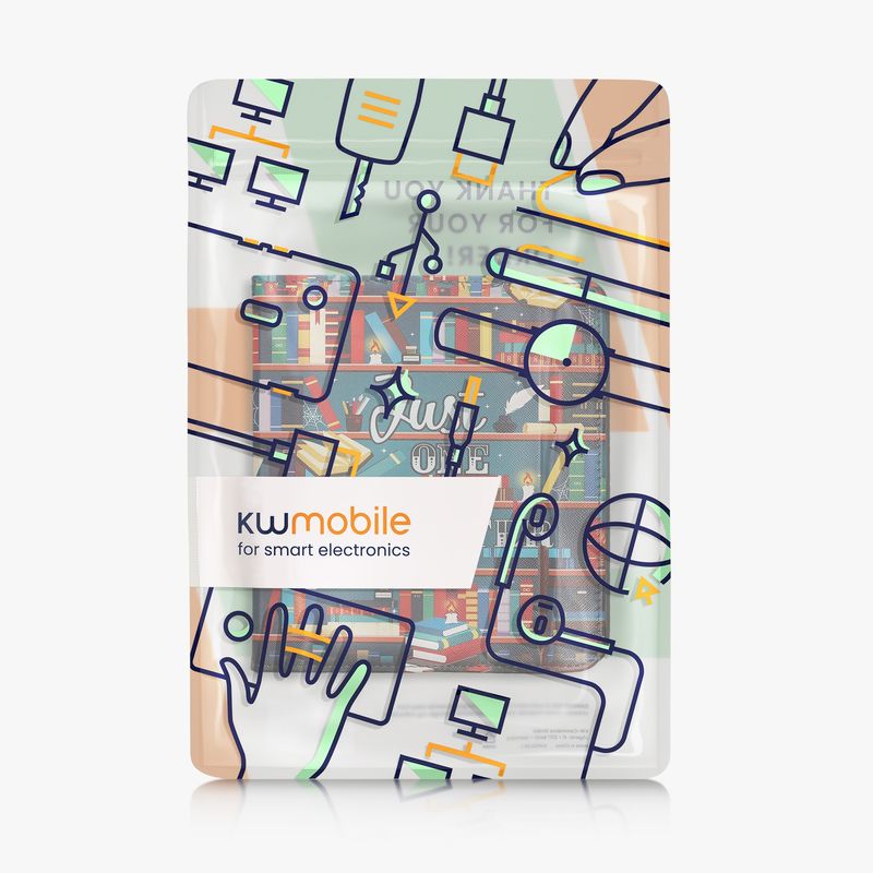 Laptop, Telefoane si Tablete - Ebook reader si accesorii - Accesorii eBook Reader - Husa pentru eBook Reader Kwmobile pentru Tolino Epos 3, inchidere magnetica, piele ecologica, multicolor - Infinity.ro