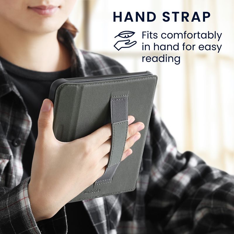 Laptop, Telefoane si Tablete - Ebook reader si accesorii - Accesorii eBook Reader - Husa pentru eBook Reader Kwmobile pentru Tolino Epos 3, inchidere magnetica, piele ecologica, multicolor - Infinity.ro