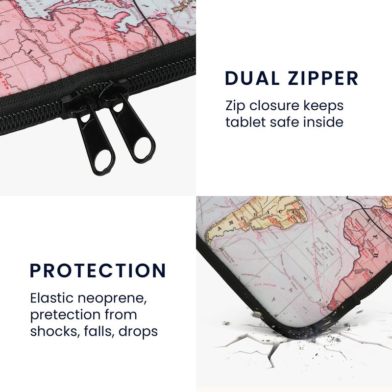 Laptop, Telefoane si Tablete - Ebook reader si accesorii - Accesorii eBook Reader - Husa pentru eBook Reader Kwmobile, curea de mana, protectie la socuri, neopren, multicolor - Infinity.ro