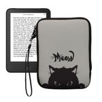 Laptop, Telefoane si Tablete - Ebook reader si accesorii - Accesorii eBook Reader - Husa pentru eBook Reader Kwmobile, protectie la socuri, neopren, gri, negru - Infinity.ro